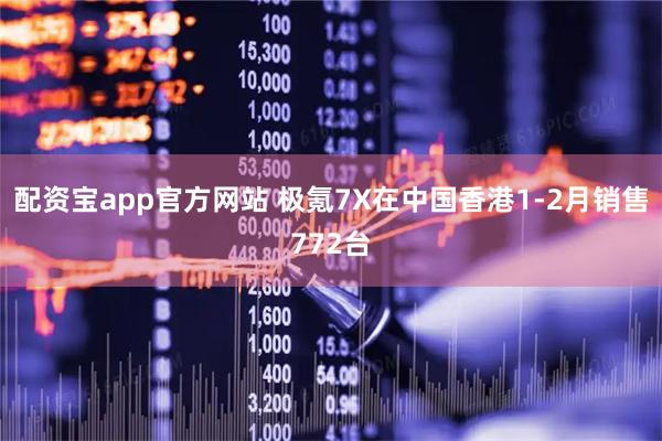 配资宝app官方网站 极氪7X在中国香港1-2月销售772台